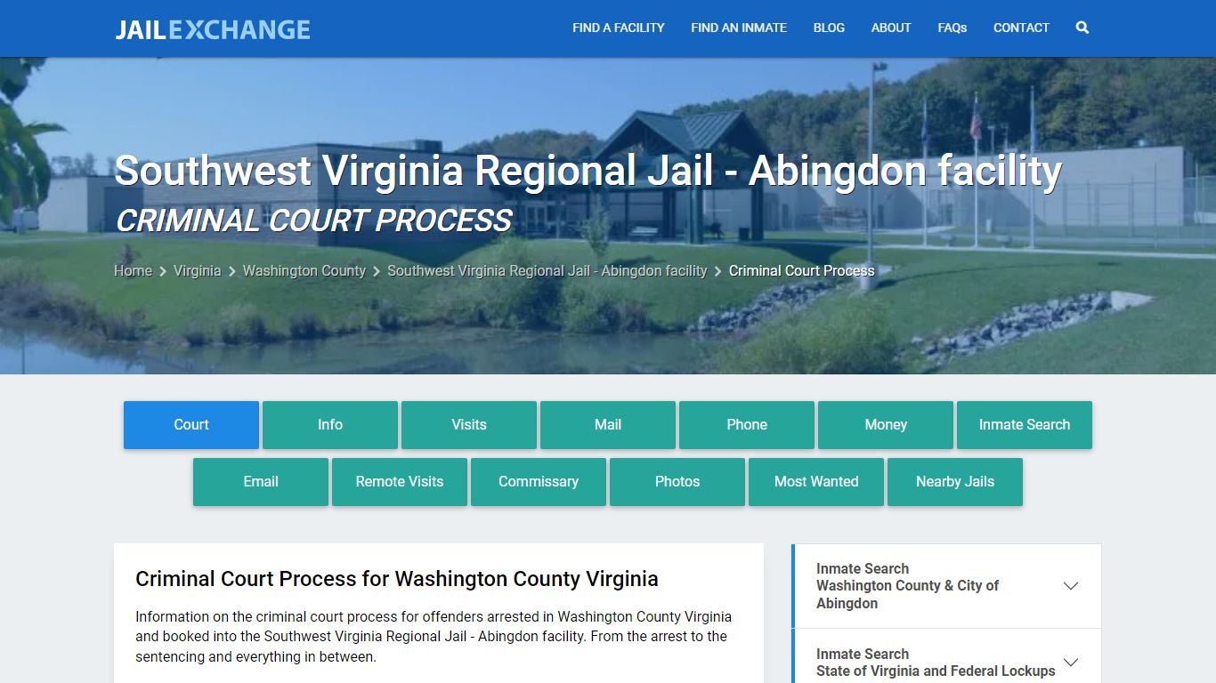 Southwest Virginia Regional Jail - Abingdon facility